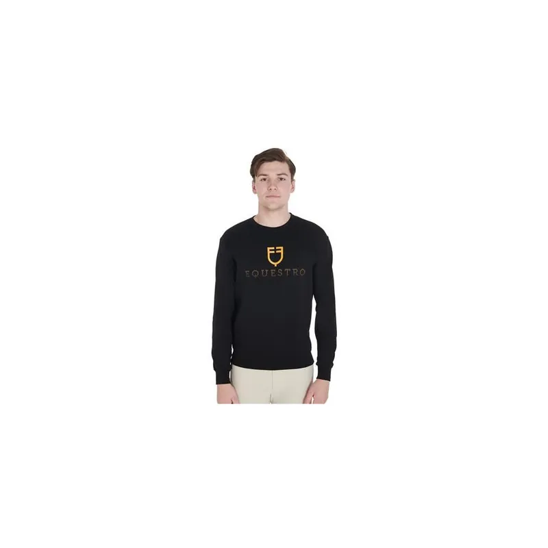 Horká Nabídka Mikina pánská Equestro Cotton, černá, vel. XL