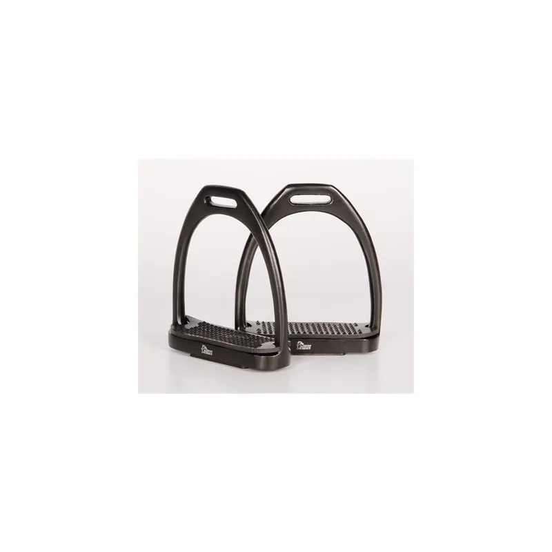 Třmeny Harrys Horse Aluminium Color - černé, 12 cm Omezená Nabídka