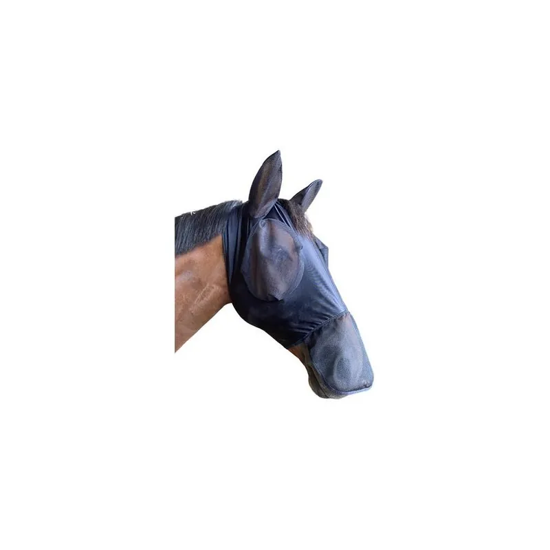 Akce Elastická maska pro koně Harrys Horse Slimfit, černá