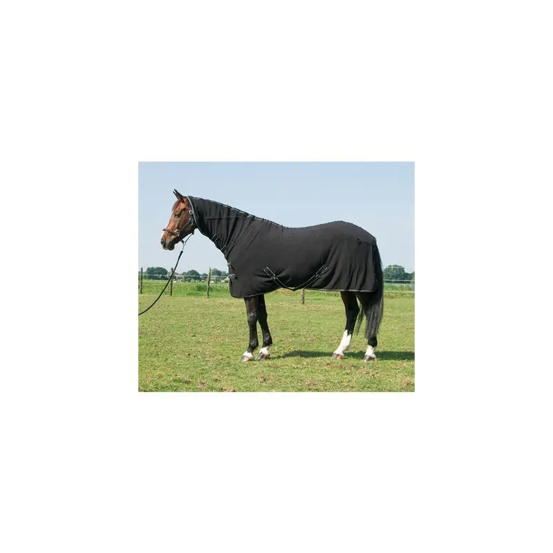 Levný Odpocovací deka s krkem Harrys Horse Deluxe, černá