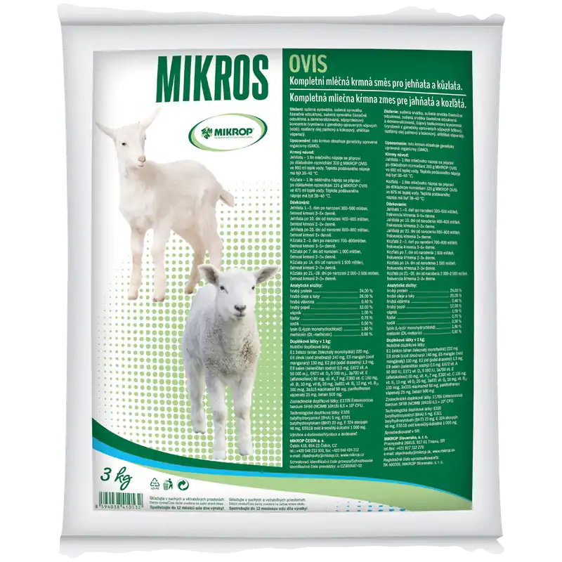 Mléčná náhražka pro jehňata a kůzlata MIKROP OVIS Must-Have