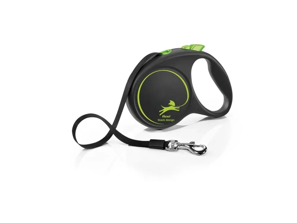 Časově Omezené flexi Black Design L pásek 5m/50kg zelená