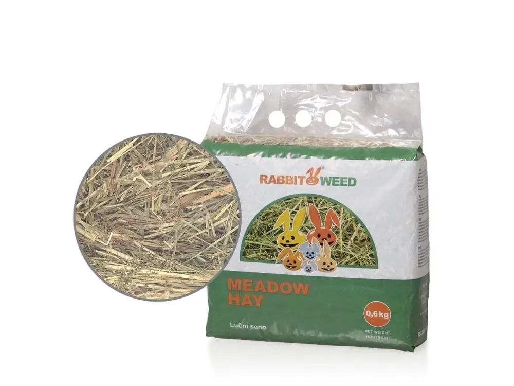 Rabbit Weed seno luční, 4x 0,6kg, cena za 1ks Objednat Nyní