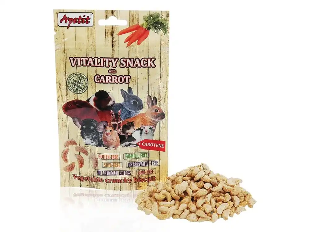 Originální Apetit Vitality snack s mrkví 80g
