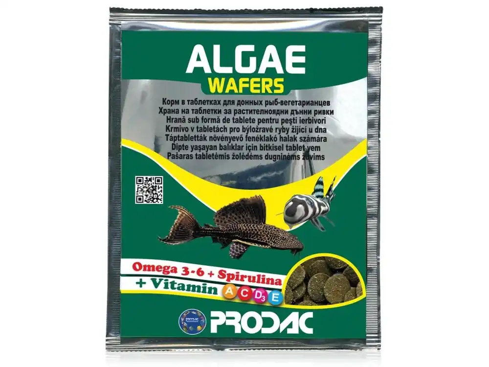 Prodac Algae Wafers, 15 g/sáček Zlevněný