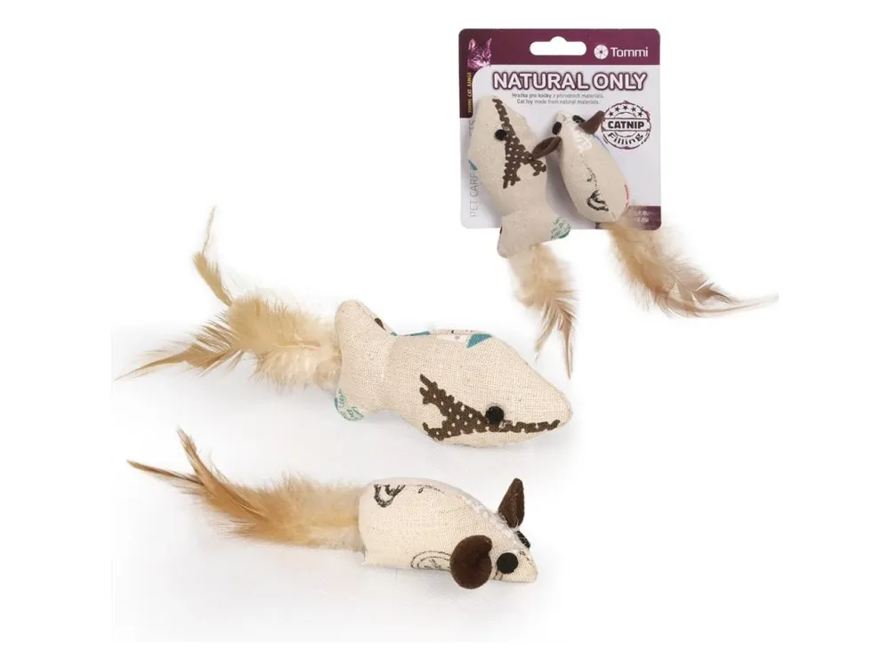 Autentický Natural Only CATNIP - myš a ryba