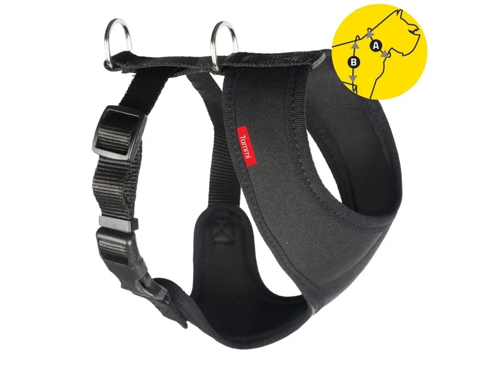 Postroj do auta Tommi M černý neopren Rychlé Dodání