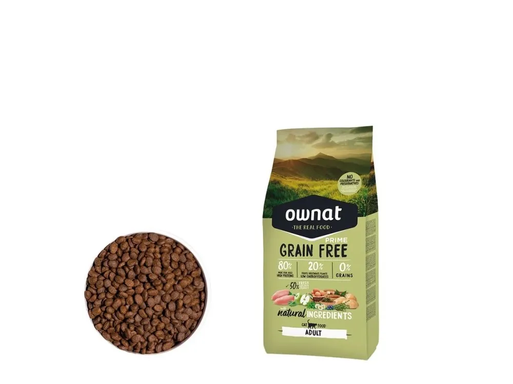OWNAT GF PRIME CAT Adult Chicken & Turkey 400g Dokud Zásoby Vydrží