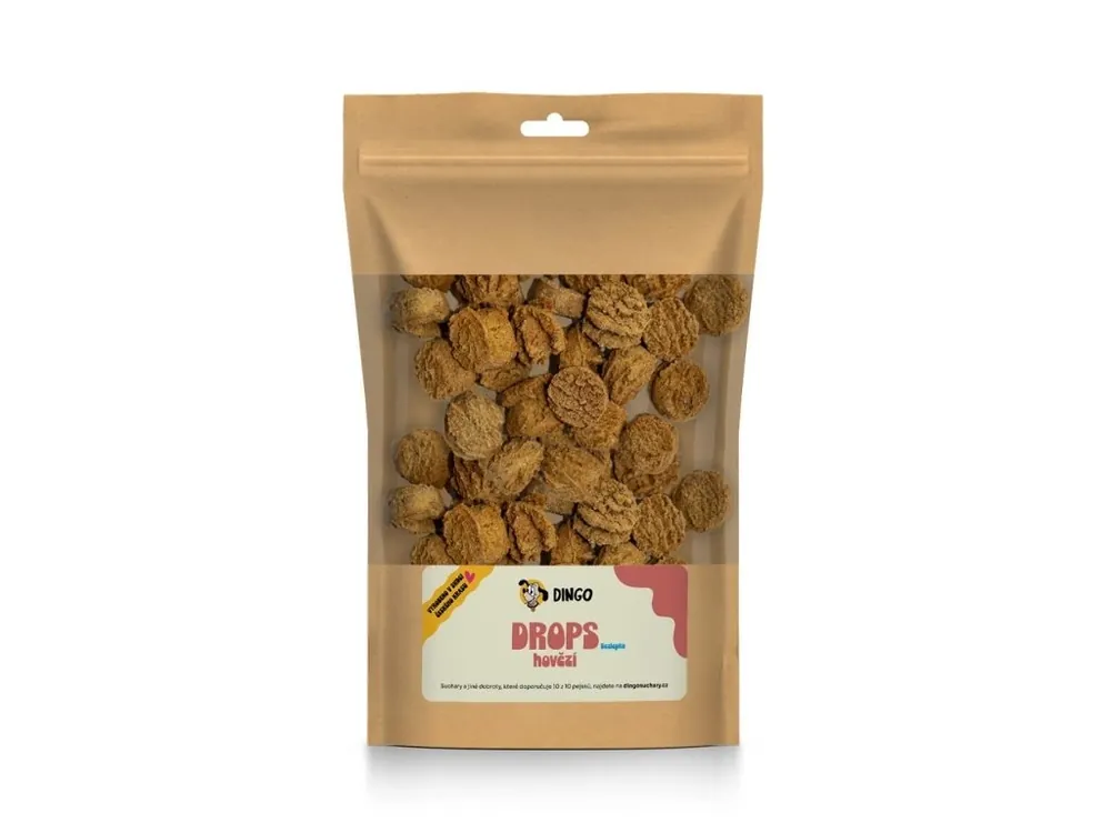 Kup Teď DINGO drops hovězí bezlepkové, 250g