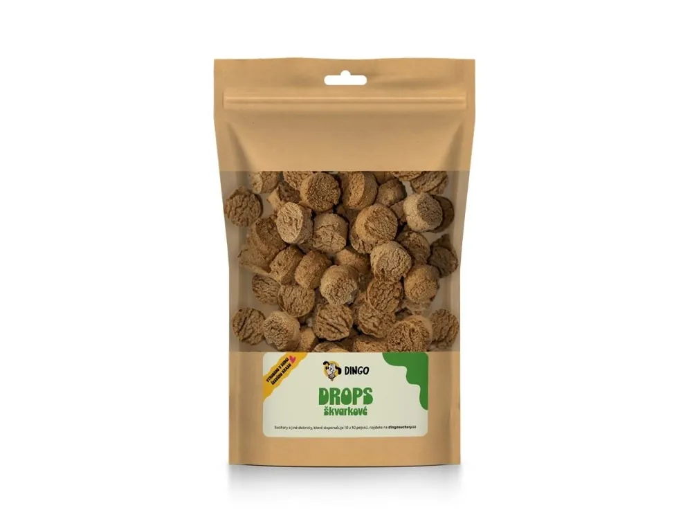 DINGO drops škvarkové, 250g Odeslání Ihned
