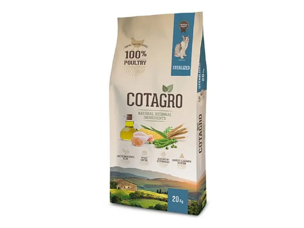 Nízká Cena COTAGRO Sterilized, 20kg