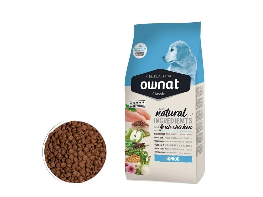 OWNAT CLASSIC DOG Junior 4kg Akce