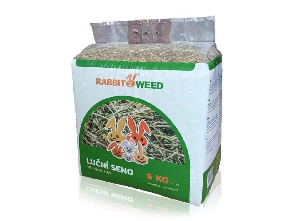 Rabbit Weed seno luční, 5 kg Cenově Výhodný