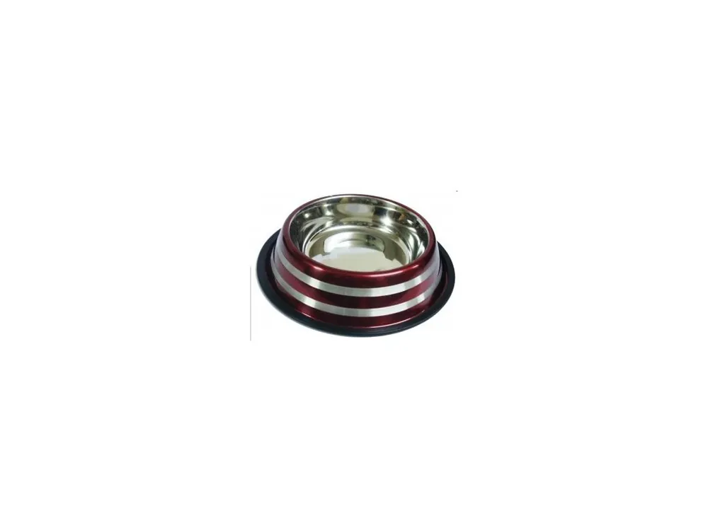 Miska nerez LINE červená 0,525l/15,5cm Sleva