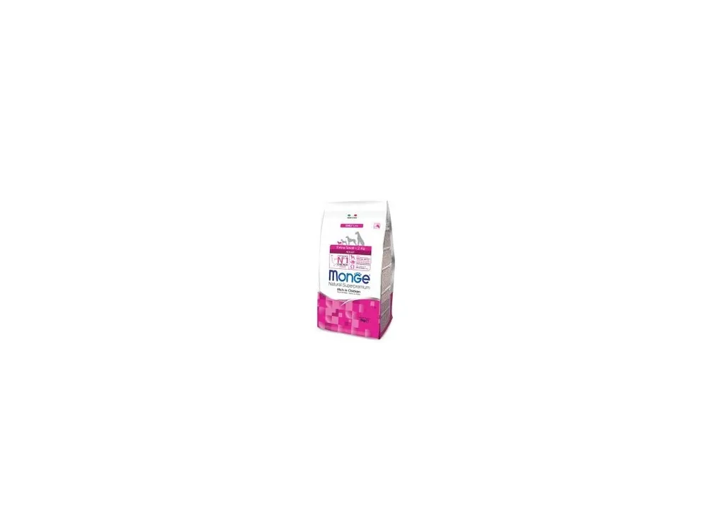 MONGE DOG EXTRA Mini Adult Kuře, rýže 3kg (26/14) Aktuální