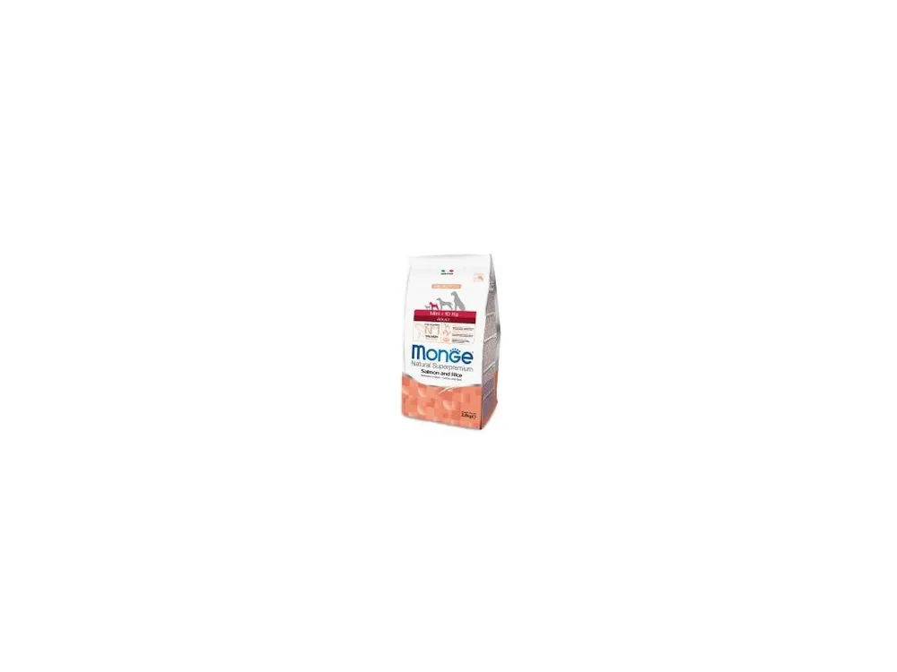 MONGE DOG Mini Adult Losos, rýže 2,5kg, 27/14 Koupit Online