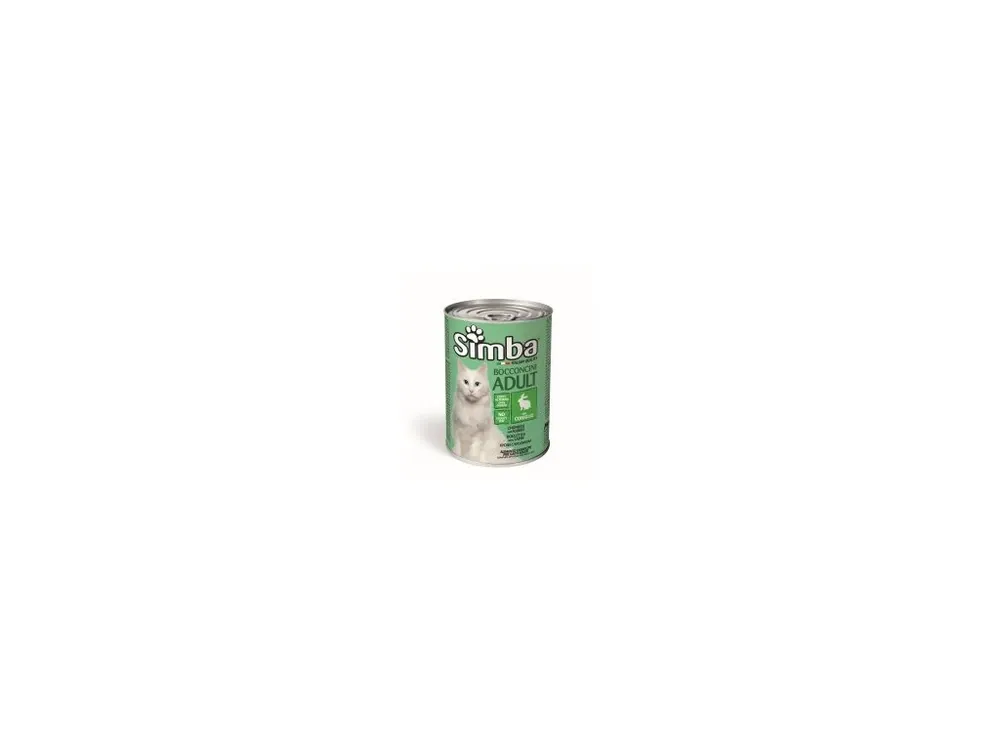 SIMBA Cat Králík kousky 415g Originální