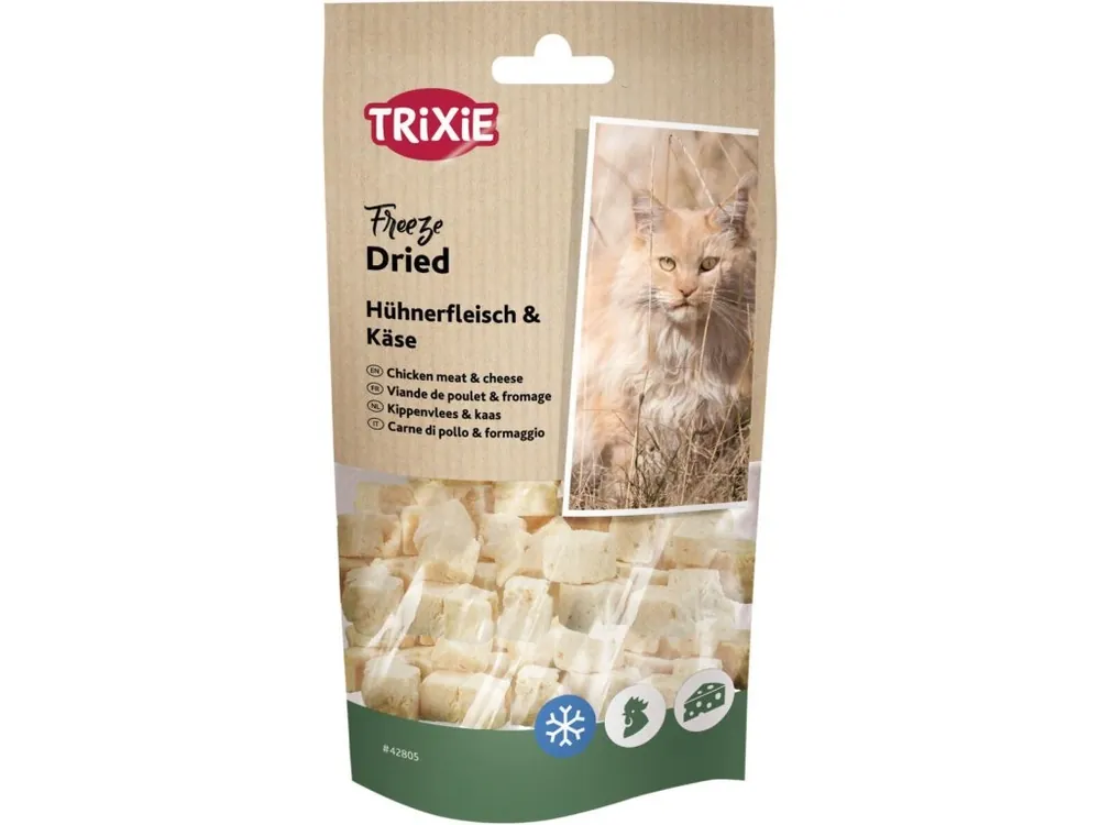 Freeze Dried - mrazem sušené pamlsky s kuřecím a sýrem, 25 g Nejprodávanější