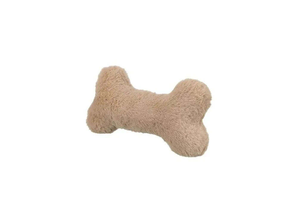 Originální Xmas Bone - kost 24 cm, hračka pro psy se zvukem, plyš