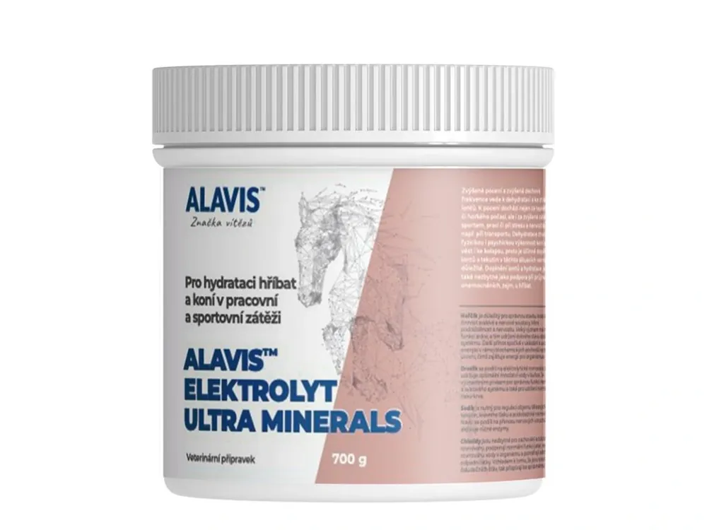 Oblíbený ALAVIS™ Elektrolyt Ultra Minerals 700g
