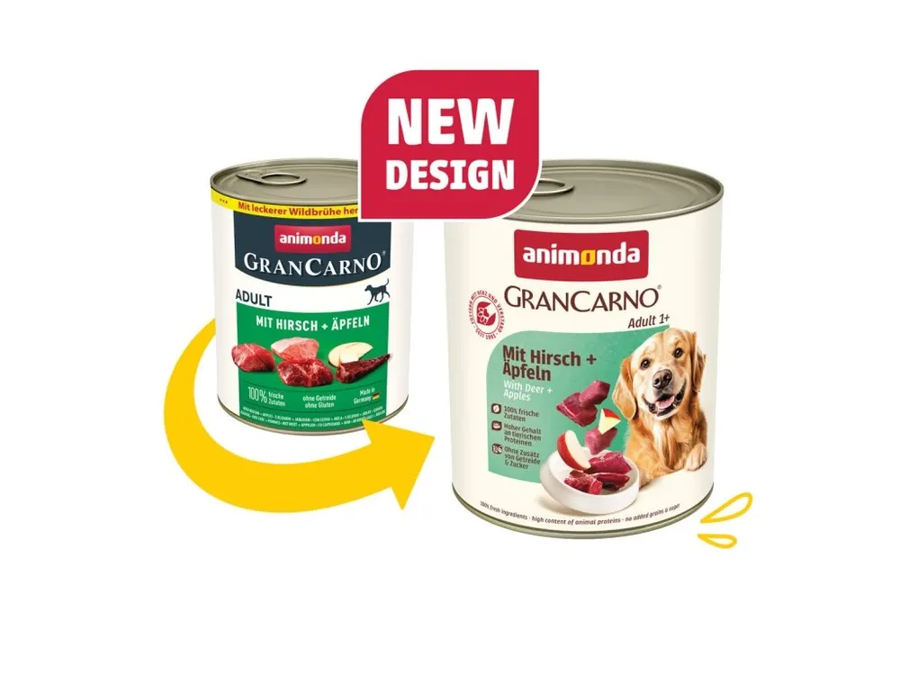 GRANCARNO Adult - s jelením masem a jablky 800 g Ověřený