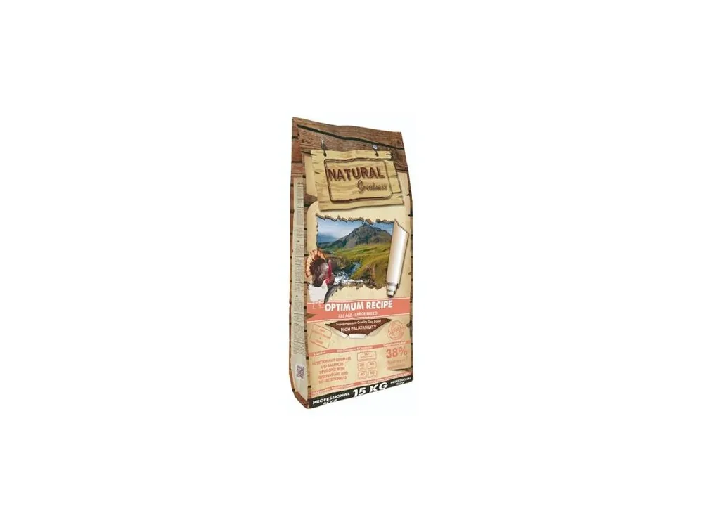 Natural Greatness Optimum Recipe Large Breed/krůta,kuře/15 kg Akční Cena