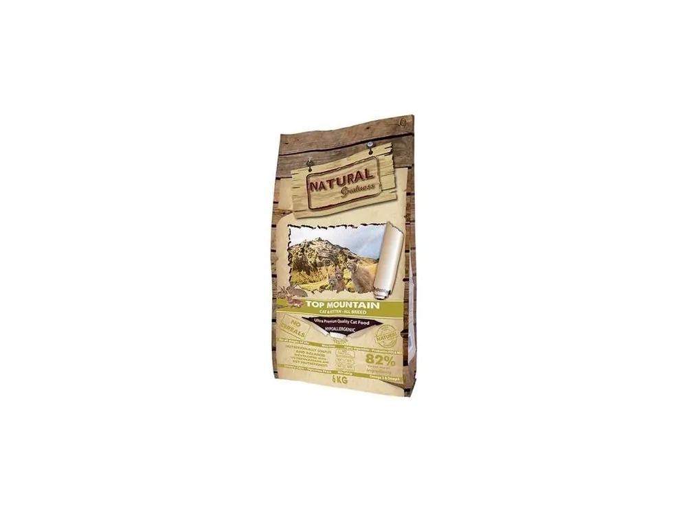 Výprodej Natural Greatness Top Mountain Cat Recipe /králík/ 2 kg