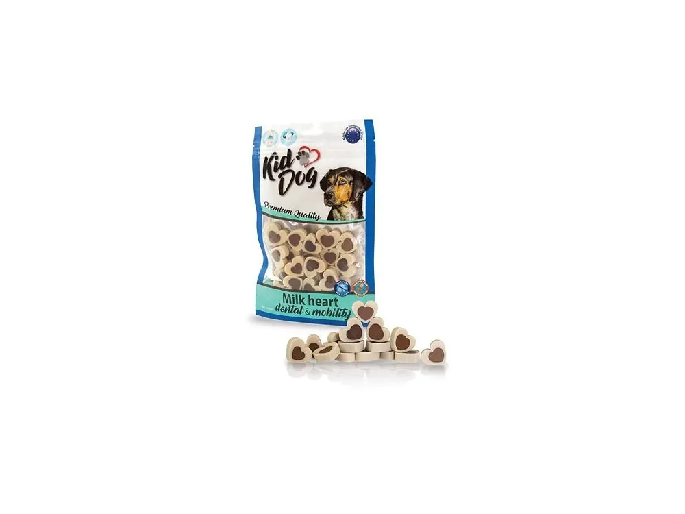 KIDDOG dentální vanilková srdíčka 80 g Aktuální