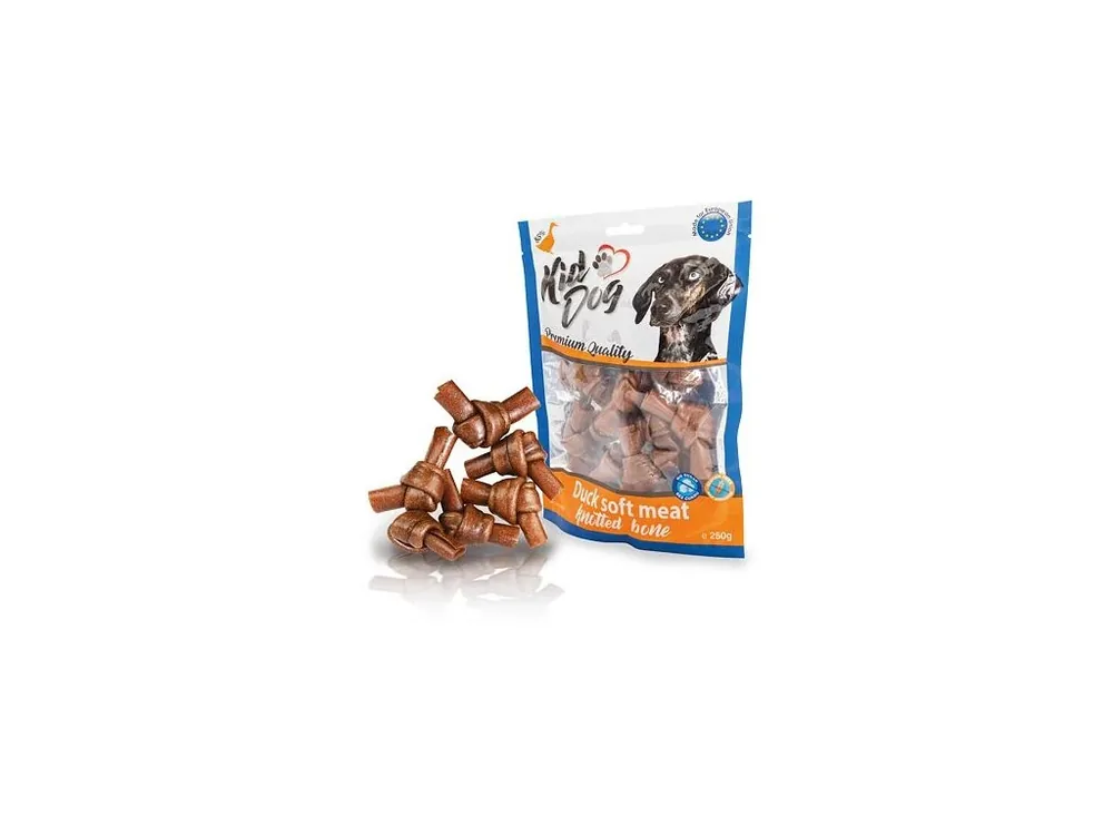 Nová Kolekce KIDDOG kachní uzlík, měkké masíčko 250 g