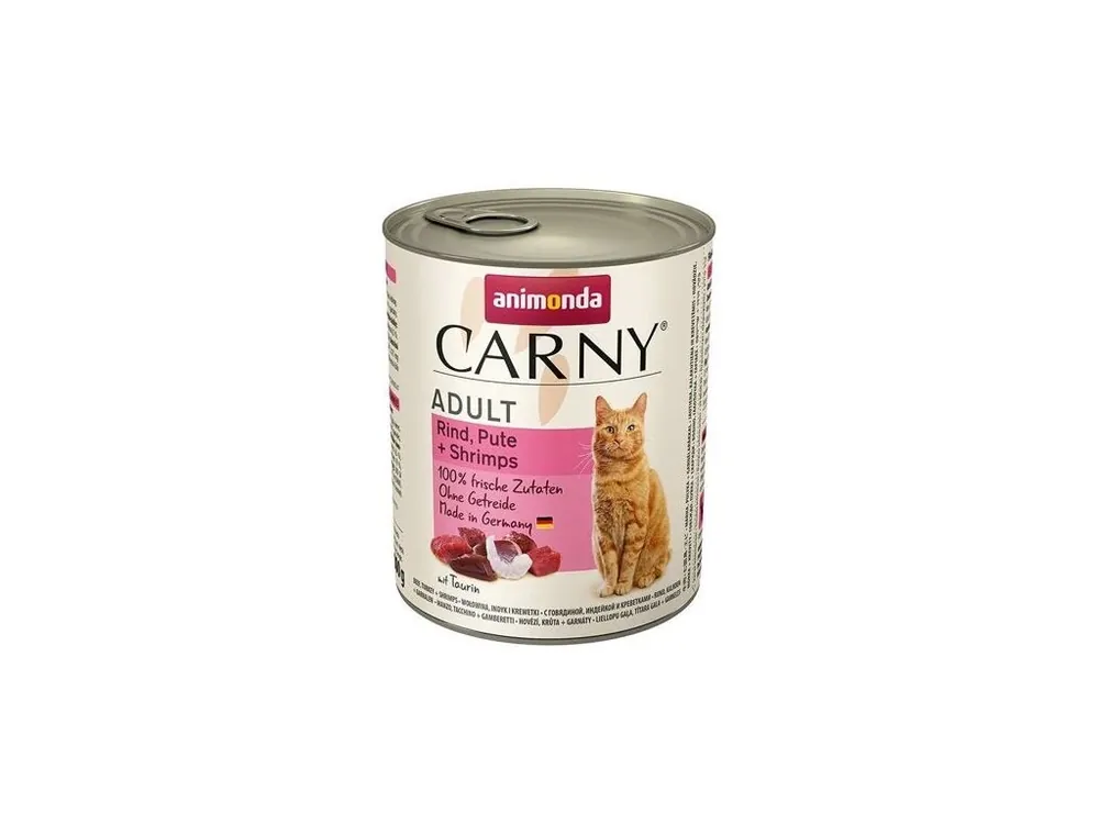 Poslední Šance ANIMONDA konzerva CARNY Adult - hovězí, krůta, ráčci 800g