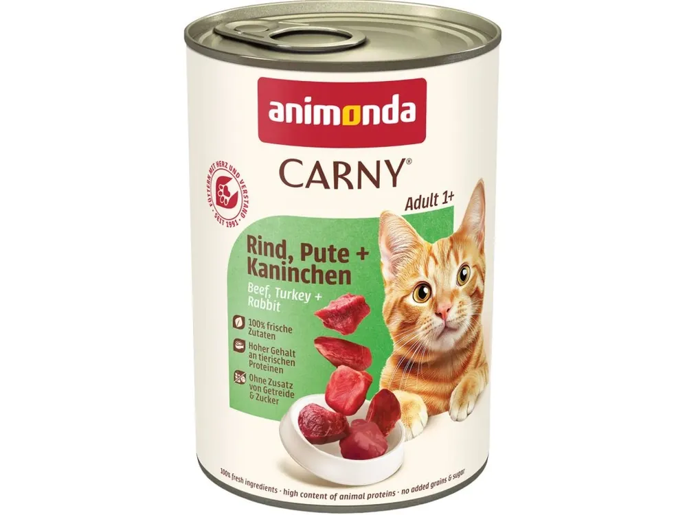 ANIMONDA konzerva CARNY Adult - hovězí, krůta, králík 400g Nejlepší Volba