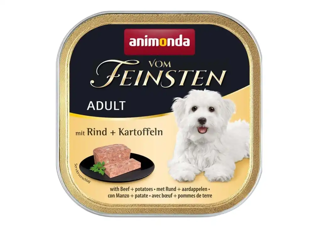 Novinka ANIMONDA paštika ADULT - hovězí, brambory pro psy 150g