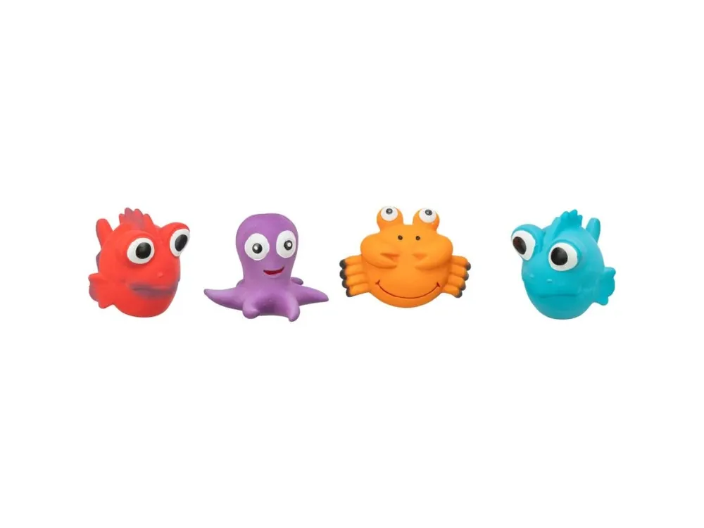 Novinka Sea Animals - mořská zvířátka, 9-12 cm, latexová hračka se zvukem, různé druhy