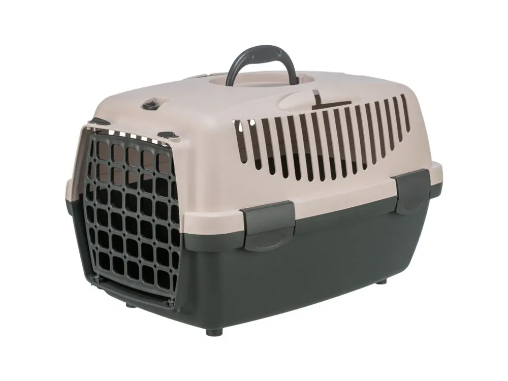 Transportní box CAPRI I, XS 32x31x48cm (max. 6kg), tmavě šedá/tělová Akce