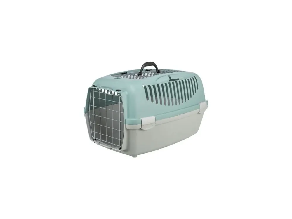 Transportní box CAPRI III Open Top, S 40x38x61cm (max. 12kg), světle šedá/šalvějová Nejlepší Volba
