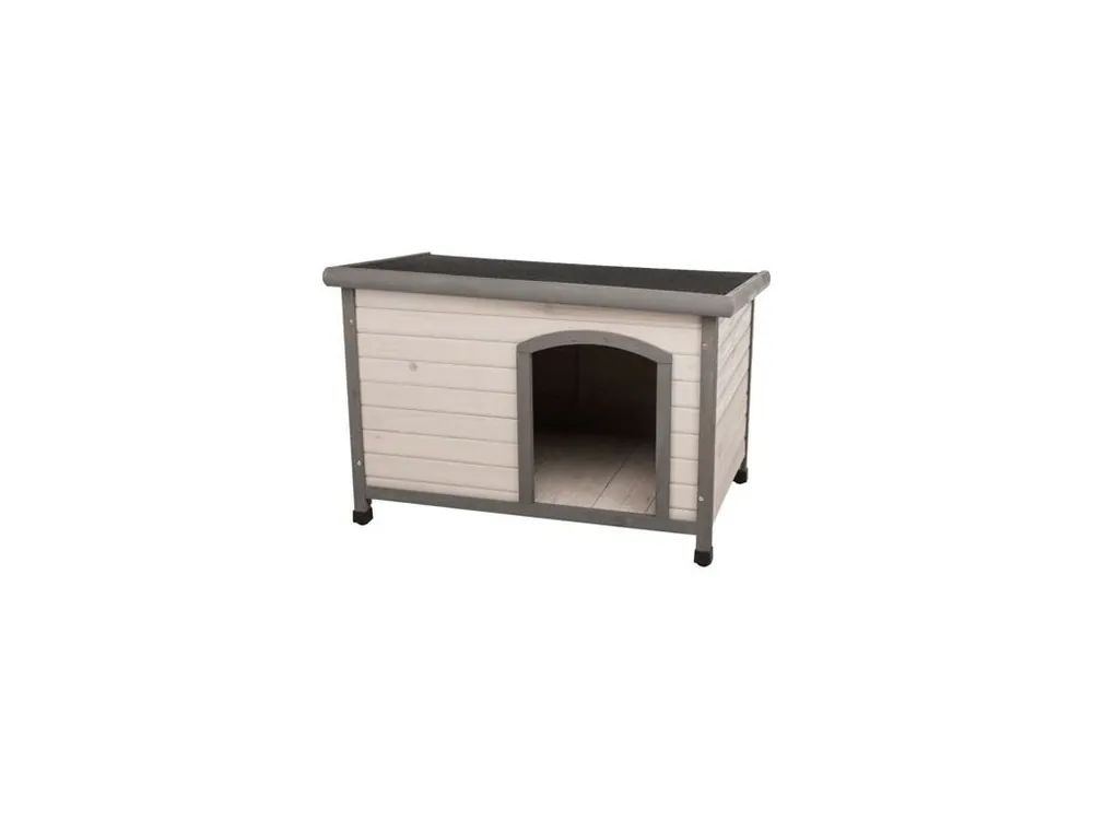 Hit Sezóny Natura bouda pro psa s rovnou střechou M-L 104 x 72 x 68 cm, šedá