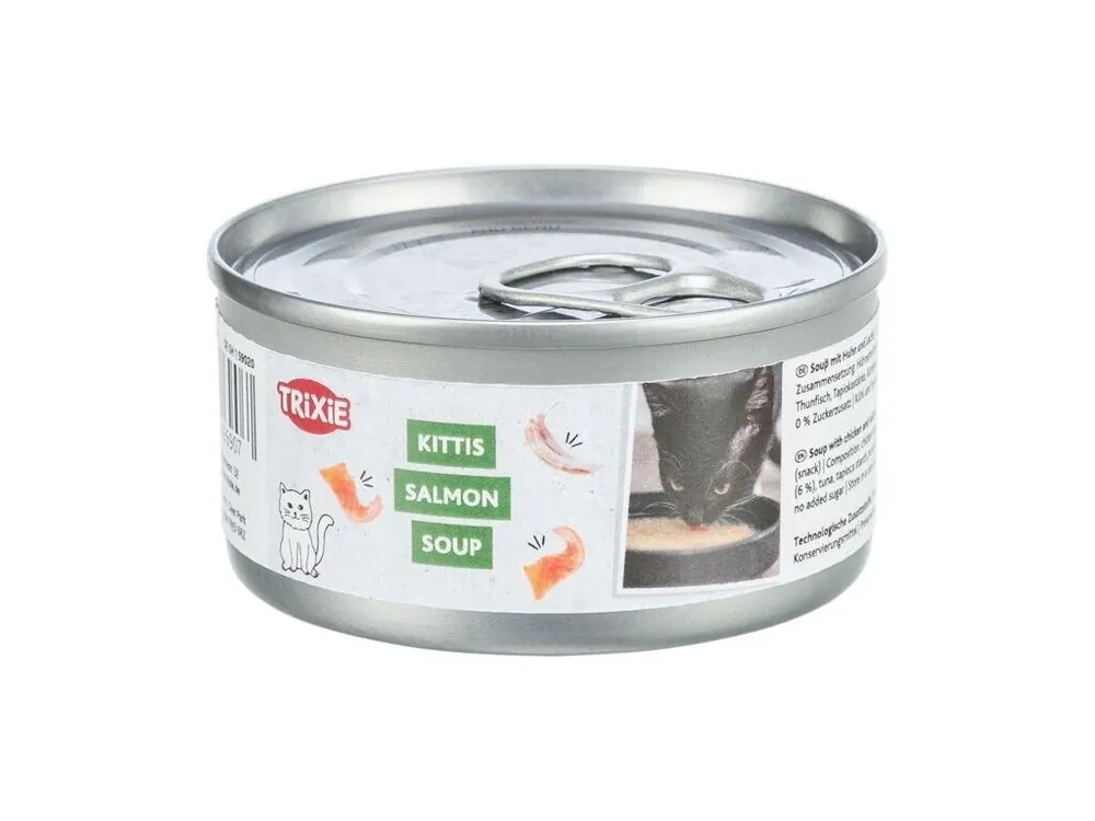Salmon Soup losos & kuře - tekutý pamlsek pro kočky, 80 g Novinka