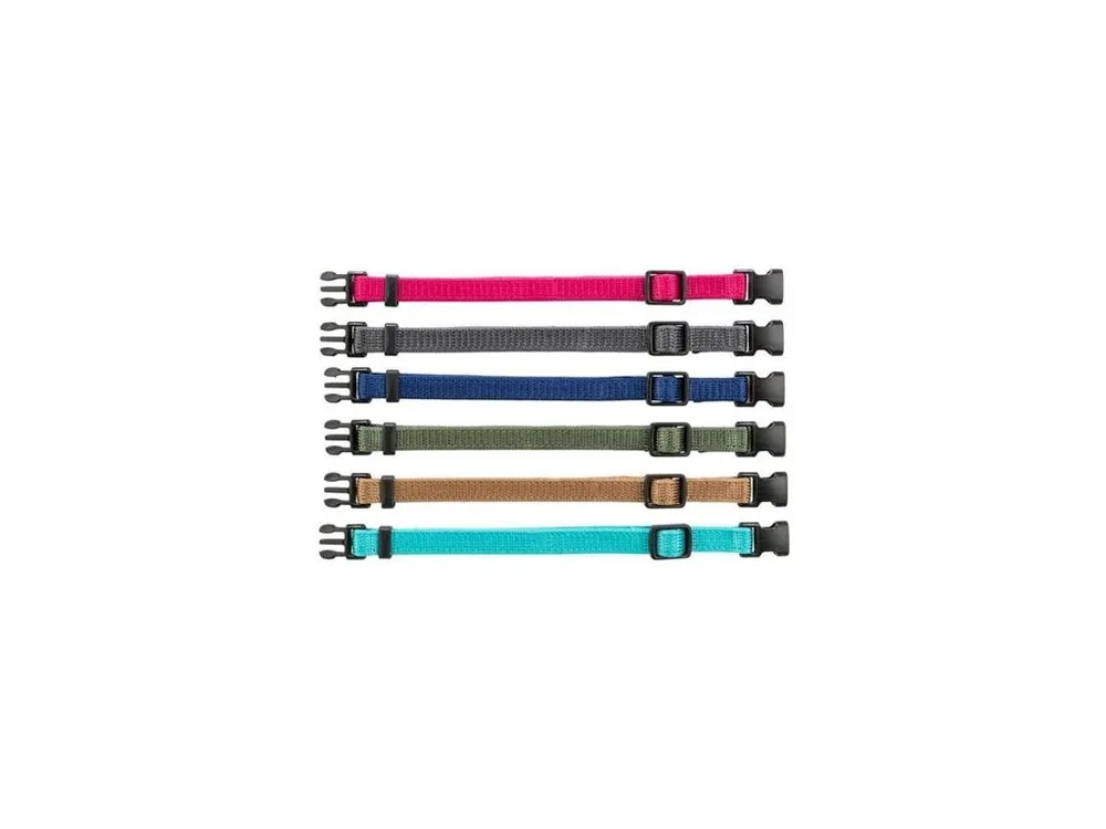 Nejlepší Volba Balení nylon.rozeznávacích obojků pro štěňata S-M 17-25cm/10mm, fuchs,šedá,mod,khaki,oříšk,oceán