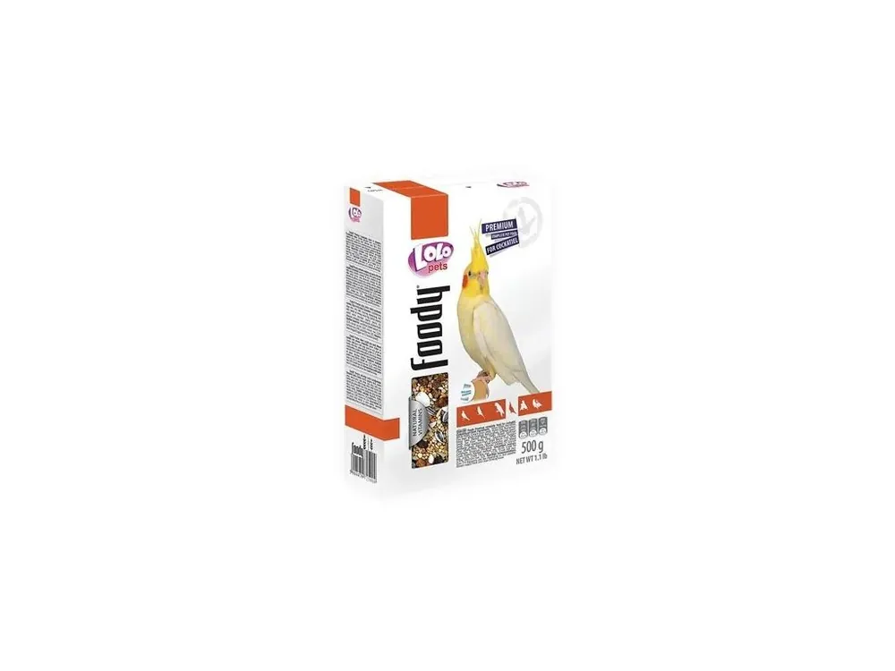 LOLO Foody kompletní krmivo pro korely 500 g krabička Nejprodávanější