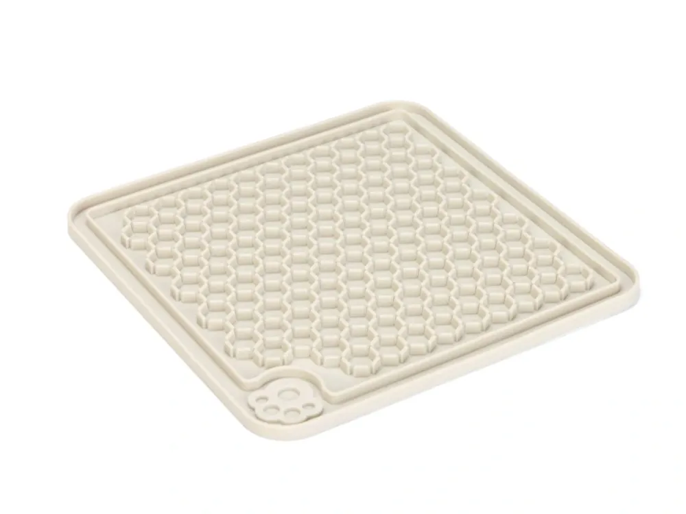 Originální Beeztees Gumová lízací podložka Šedá 20cm