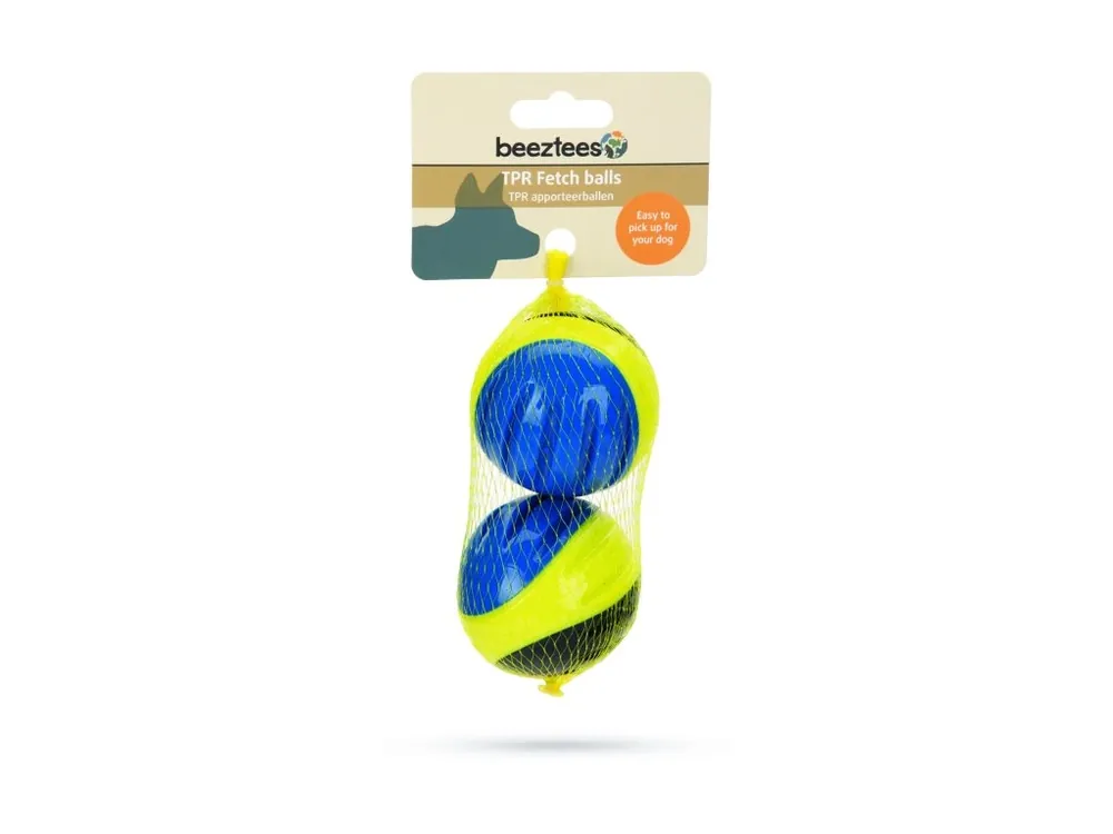 Beeztees Fetch TPR Odolný míček pro psy 6cm 2ks Speciální Cena