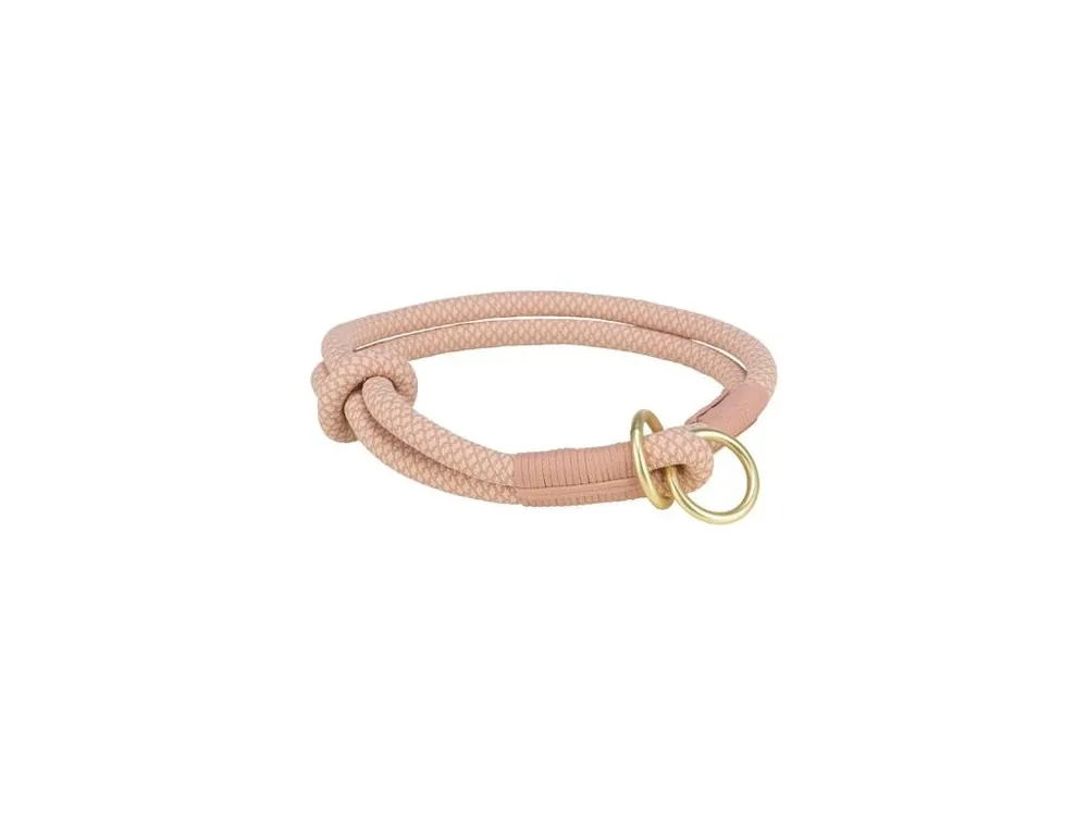 Top Prodej Soft Rope kulatý polostahovací obojek, růžová/světlerůžová