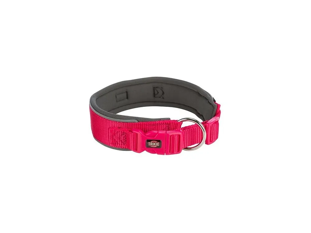 PREMIUM obojek extra široký, fuchsia/grafit Top Prodej