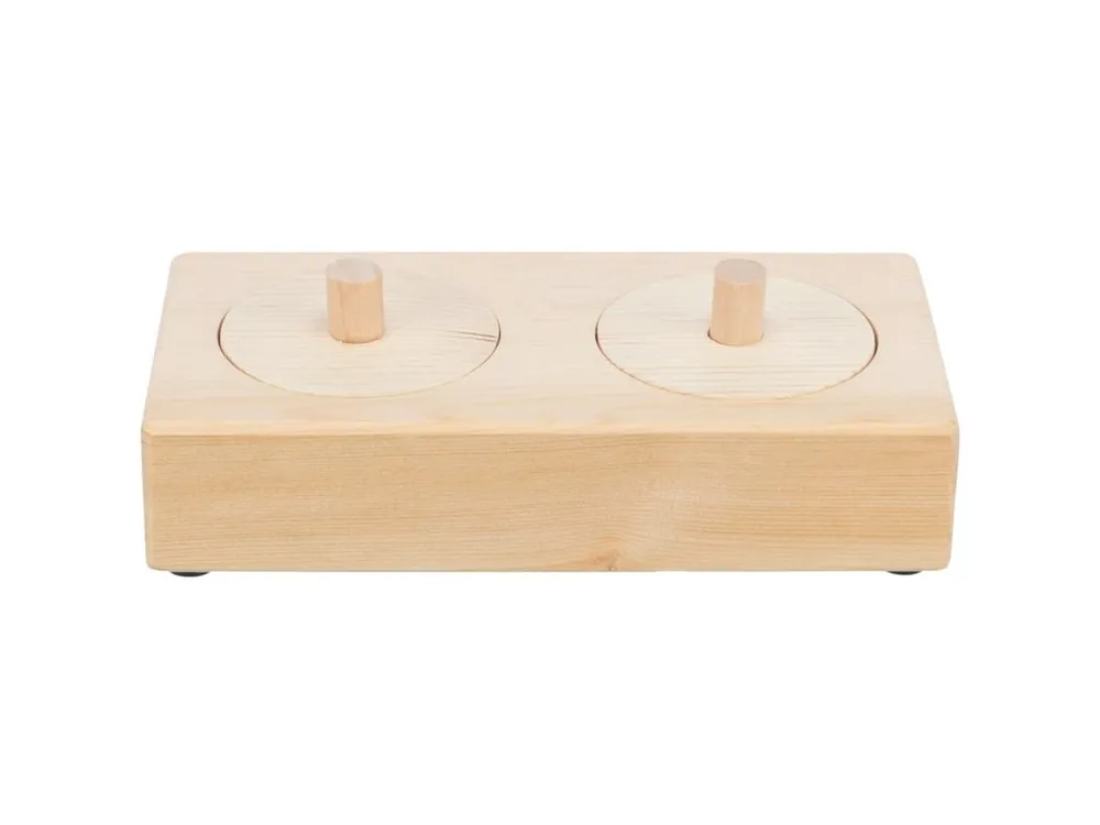 Snack Box - interaktivní hra pro králíčky, 14 x 3 x 7 cm, dřevo Ověřený