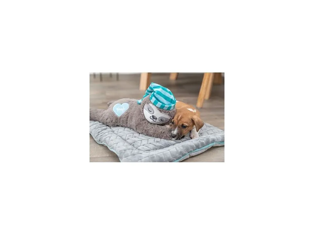 JUNIOR lenochod s tlukoucím srdcem, plyš, 34 cm Nejlepší Volba