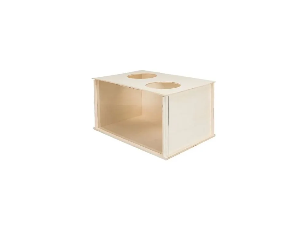 Box na norování pro králíky, 58 x 30 x 38 cm, dřevo/akryl Koupit Online