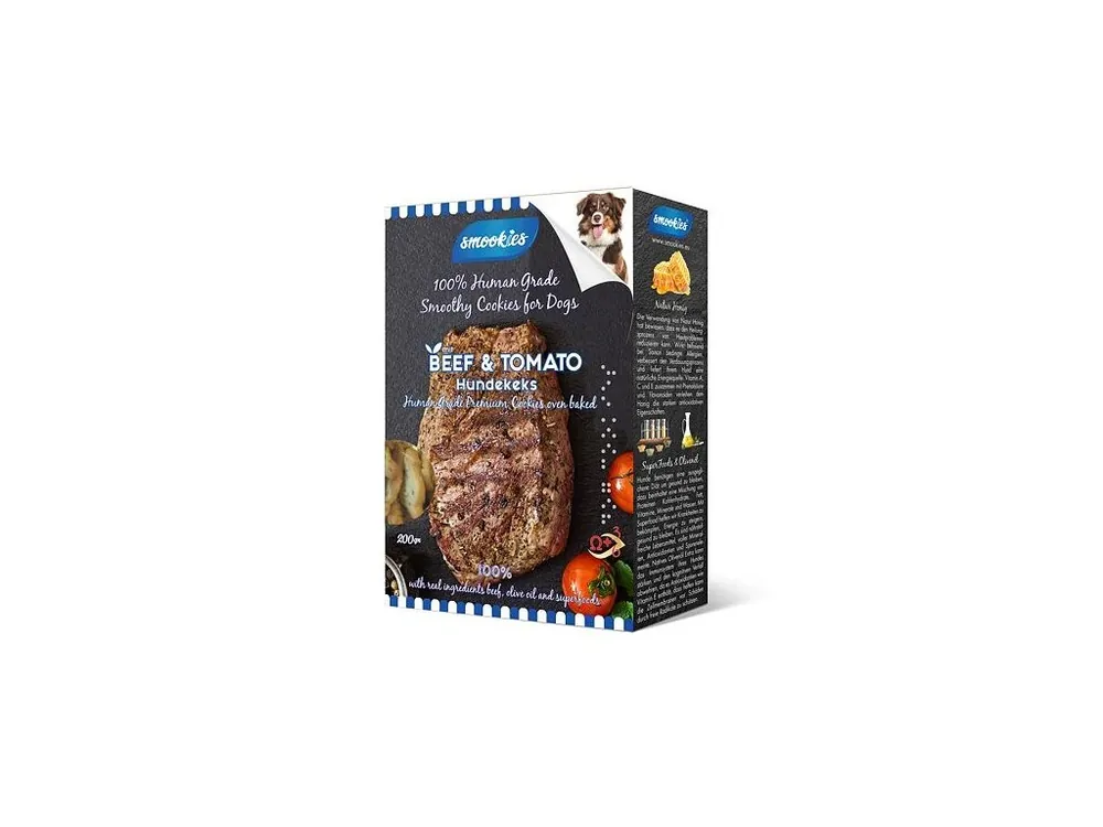 SMOOKIES Premium BEEF - hovězí sušenky 100% human grade, 200g Přímo Od Výrobce
