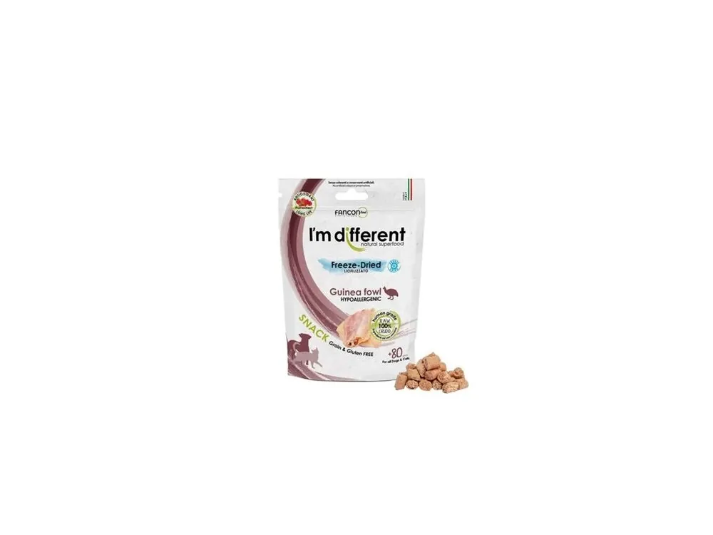 Oblíbený I´M DIFFERENT SNACK perlička -mrazem sušený pamlsek, 40 g