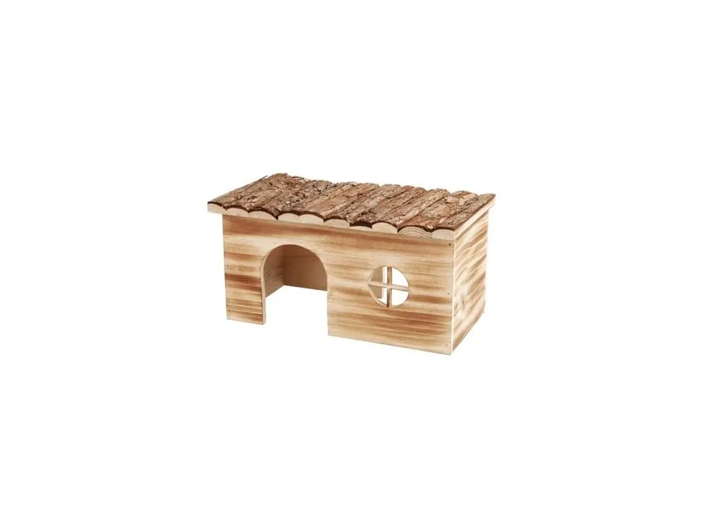 Jen Po Omezenou Doba Natural Living dřevěný domek GRETE pro morčata, 2 vchody, 35 x 18 x 20 cm