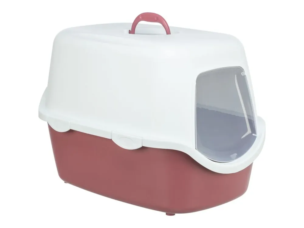 Značkový WC VICO kryté s dvířky, bez filtru 56 x 40 x 40 cm, starorůžová/bílá